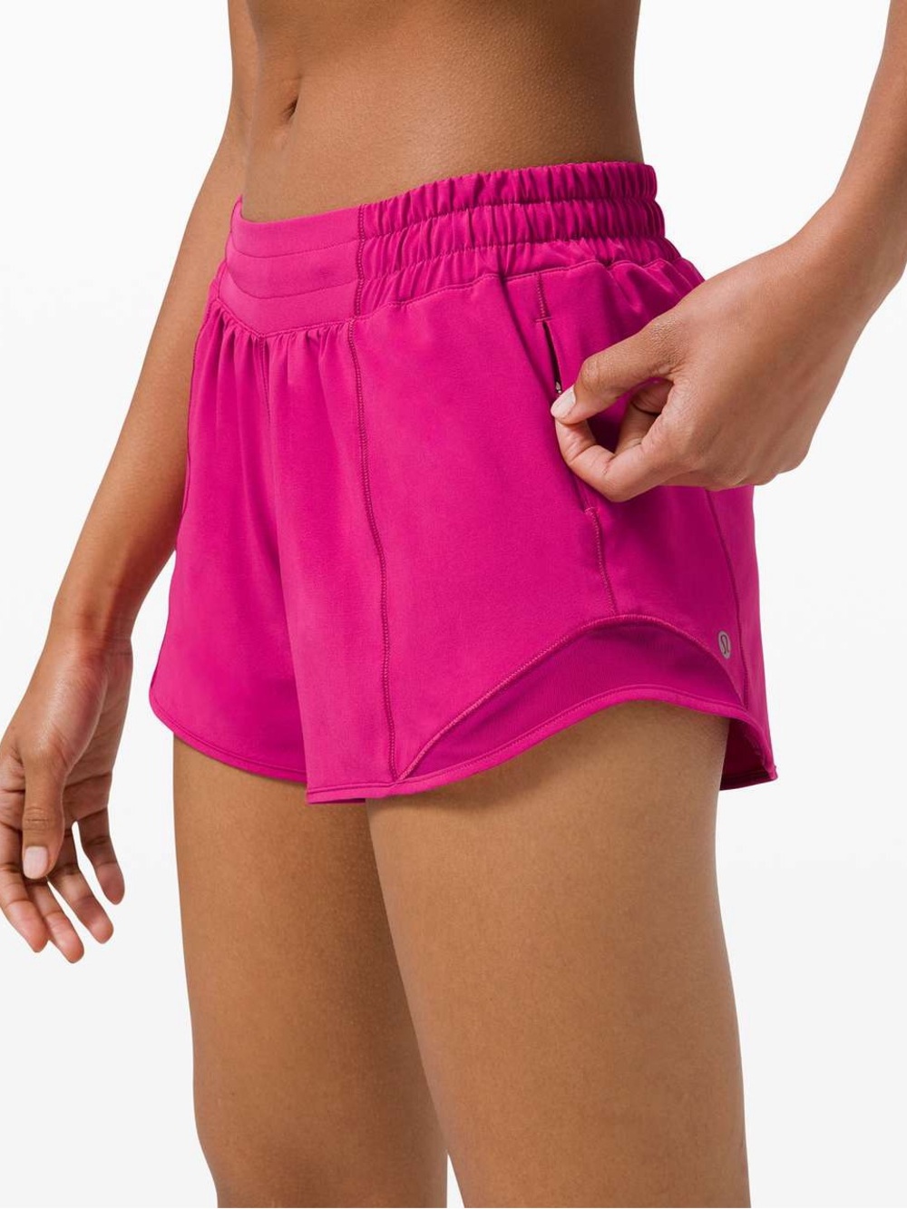 Lululemon Hotty Hot Short II *Long 4" - Ripened Raspberry - Size 4 - Picture 3 of 9
